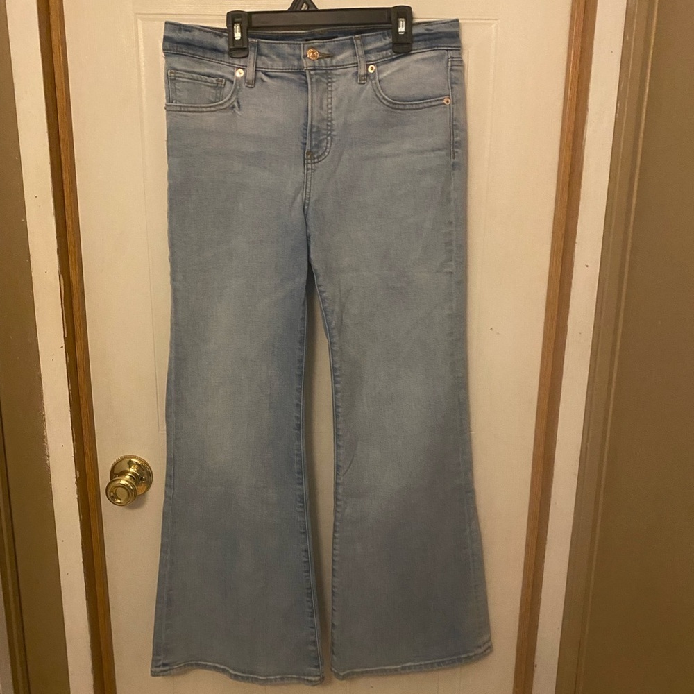 Express Wide Leg 70’s Flare Jeans 8 Short
